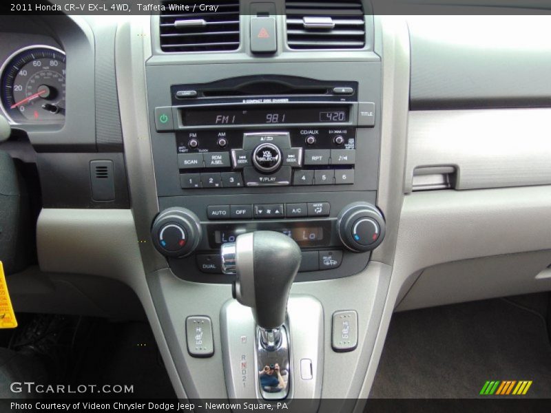 Taffeta White / Gray 2011 Honda CR-V EX-L 4WD