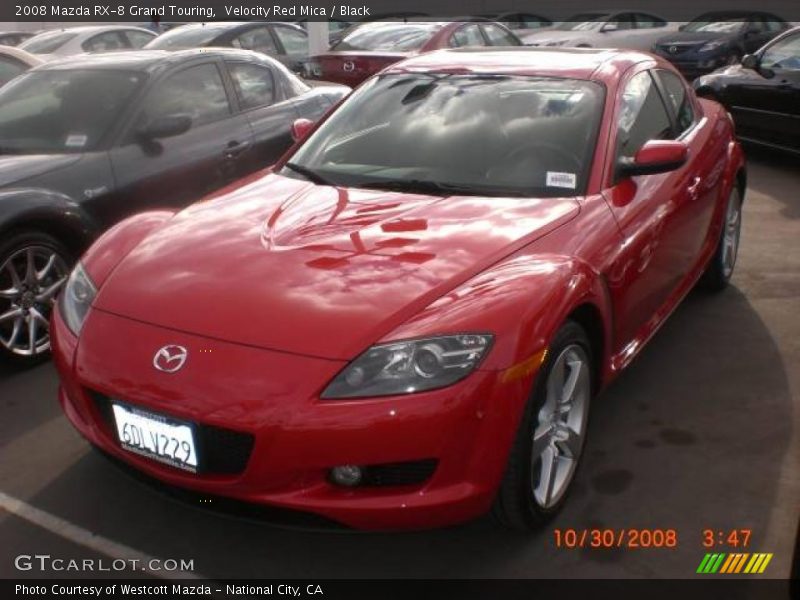 Velocity Red Mica / Black 2008 Mazda RX-8 Grand Touring