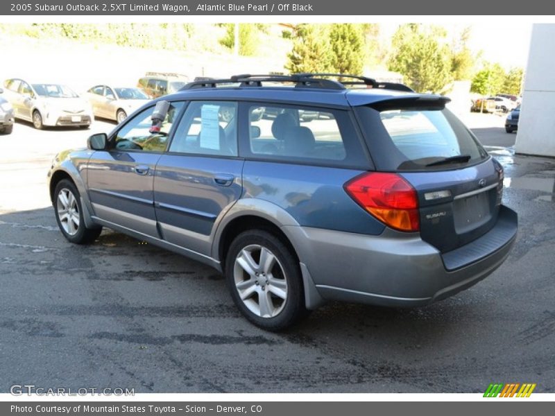 Atlantic Blue Pearl / Off Black 2005 Subaru Outback 2.5XT Limited Wagon