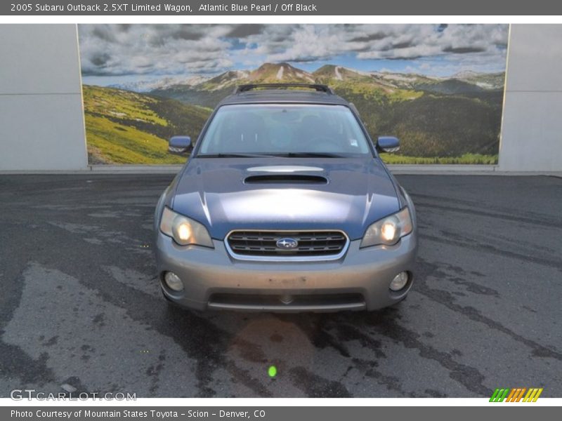 Atlantic Blue Pearl / Off Black 2005 Subaru Outback 2.5XT Limited Wagon
