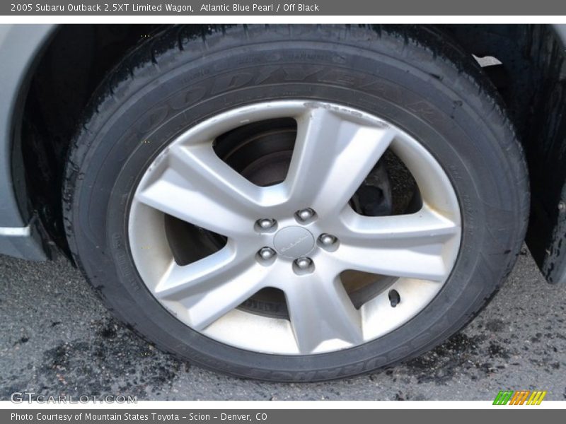 Atlantic Blue Pearl / Off Black 2005 Subaru Outback 2.5XT Limited Wagon