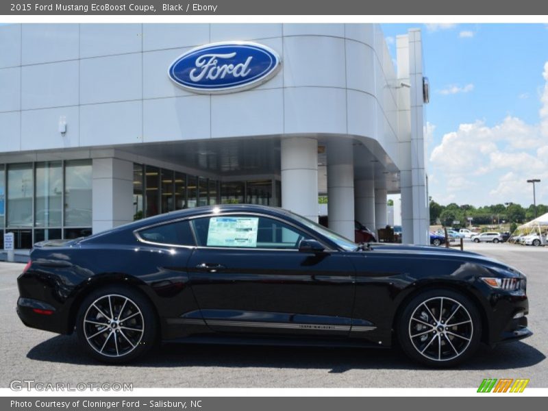 Black / Ebony 2015 Ford Mustang EcoBoost Coupe