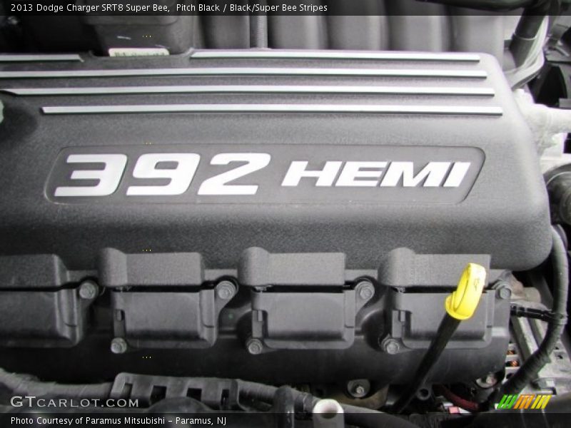 Pitch Black / Black/Super Bee Stripes 2013 Dodge Charger SRT8 Super Bee