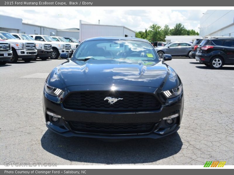 Black / Ebony 2015 Ford Mustang EcoBoost Coupe