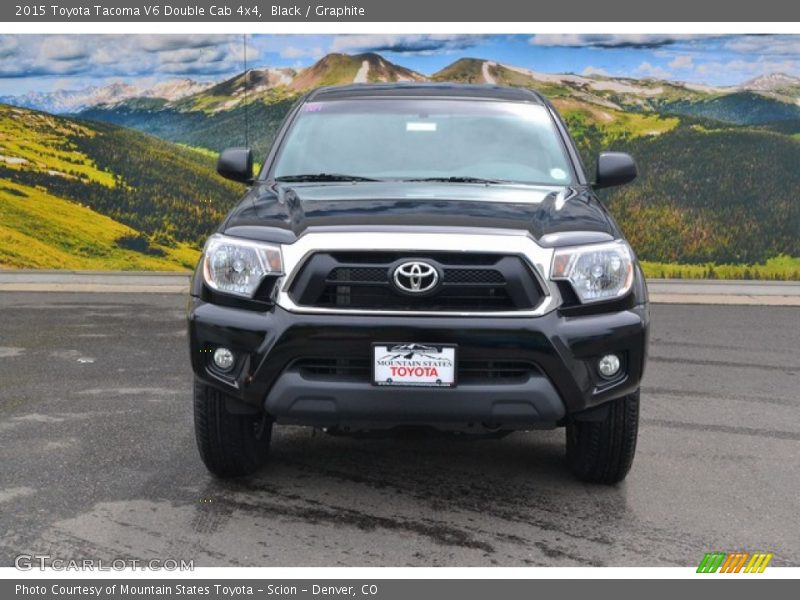 Black / Graphite 2015 Toyota Tacoma V6 Double Cab 4x4