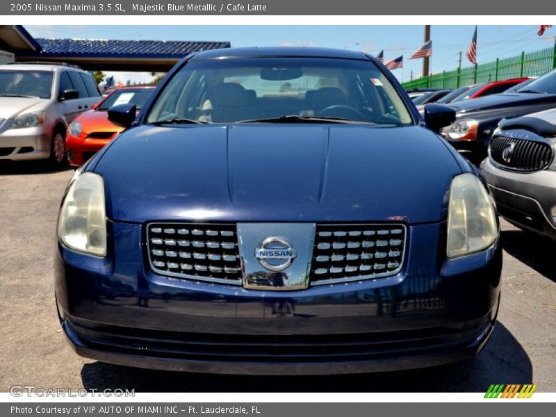 Majestic Blue Metallic / Cafe Latte 2005 Nissan Maxima 3.5 SL
