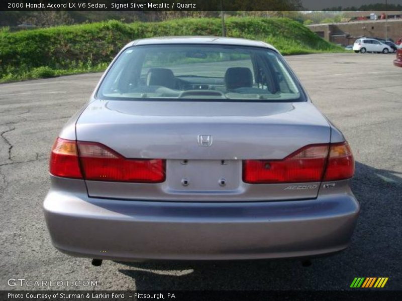 Signet Silver Metallic / Quartz 2000 Honda Accord LX V6 Sedan