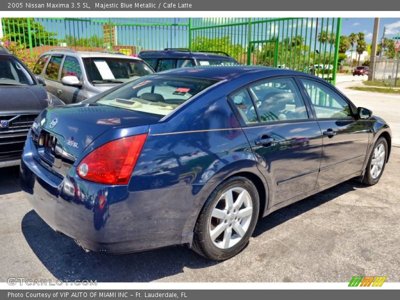 Majestic Blue Metallic / Cafe Latte 2005 Nissan Maxima 3.5 SL
