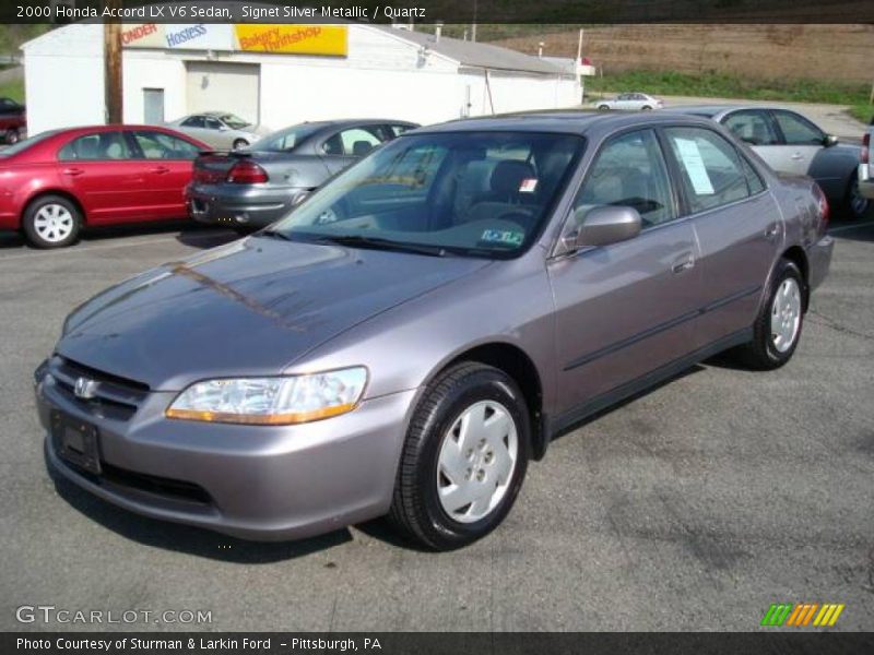 Signet Silver Metallic / Quartz 2000 Honda Accord LX V6 Sedan