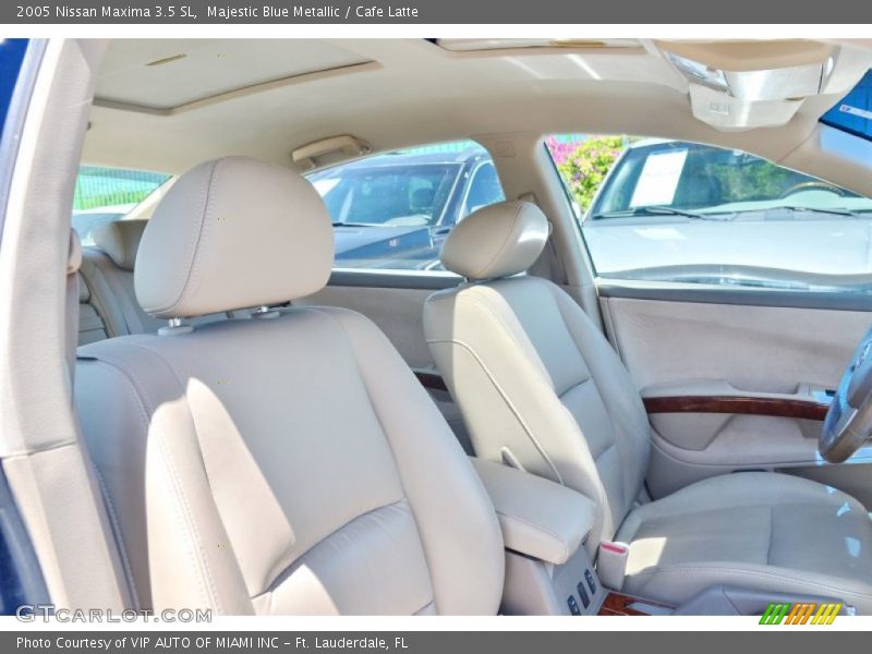 Majestic Blue Metallic / Cafe Latte 2005 Nissan Maxima 3.5 SL
