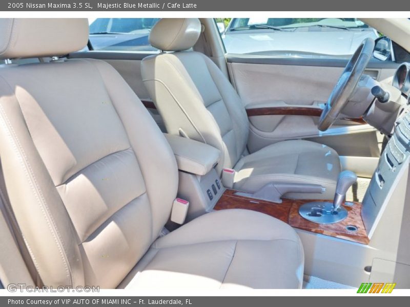 Majestic Blue Metallic / Cafe Latte 2005 Nissan Maxima 3.5 SL