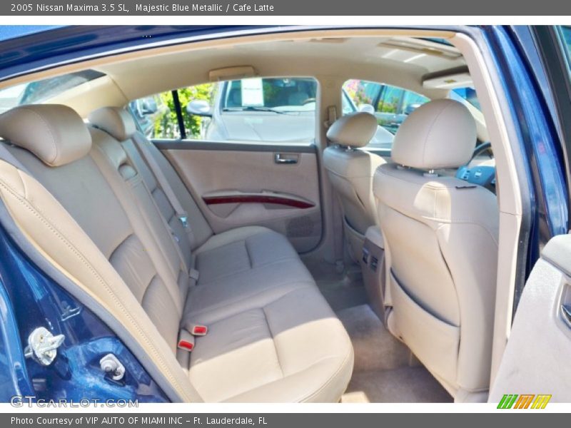 Majestic Blue Metallic / Cafe Latte 2005 Nissan Maxima 3.5 SL