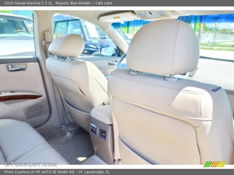 Majestic Blue Metallic / Cafe Latte 2005 Nissan Maxima 3.5 SL
