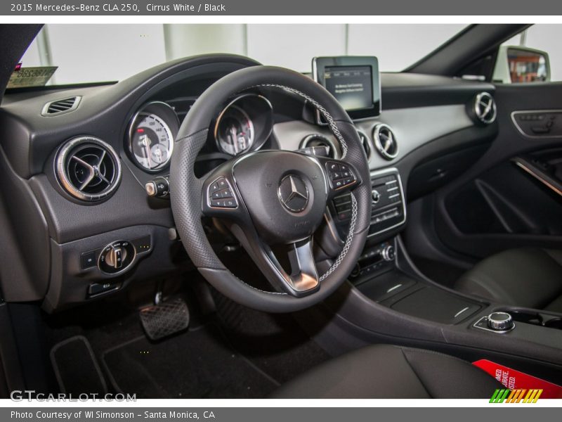 Cirrus White / Black 2015 Mercedes-Benz CLA 250
