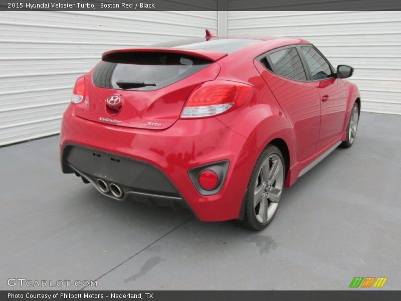 Boston Red / Black 2015 Hyundai Veloster Turbo