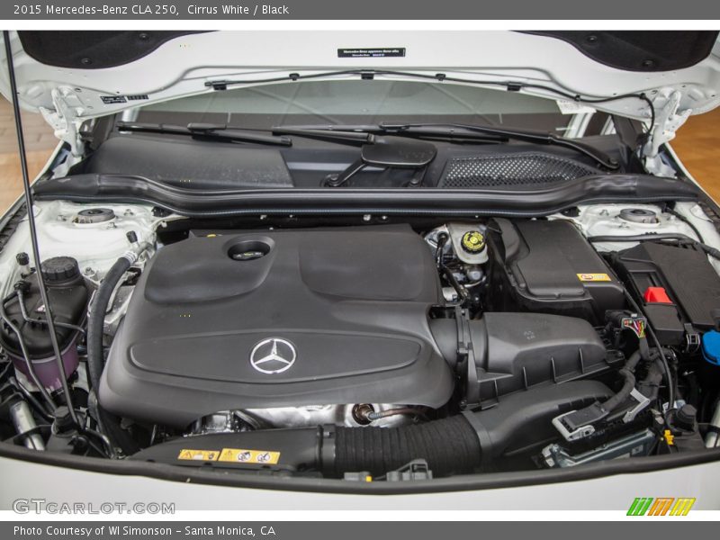 Cirrus White / Black 2015 Mercedes-Benz CLA 250