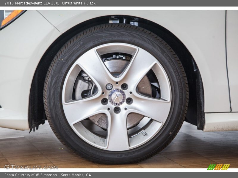 Cirrus White / Black 2015 Mercedes-Benz CLA 250