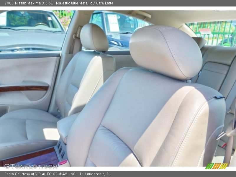 Majestic Blue Metallic / Cafe Latte 2005 Nissan Maxima 3.5 SL