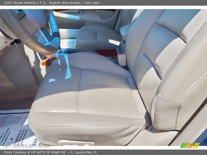 Majestic Blue Metallic / Cafe Latte 2005 Nissan Maxima 3.5 SL