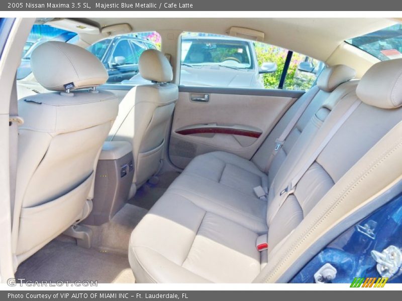 Majestic Blue Metallic / Cafe Latte 2005 Nissan Maxima 3.5 SL