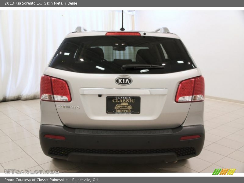 Satin Metal / Beige 2013 Kia Sorento LX