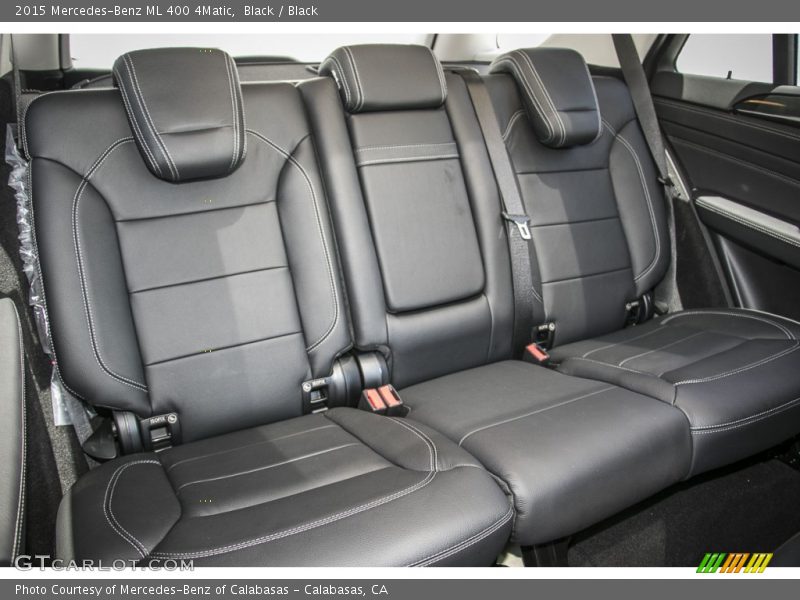 Black / Black 2015 Mercedes-Benz ML 400 4Matic
