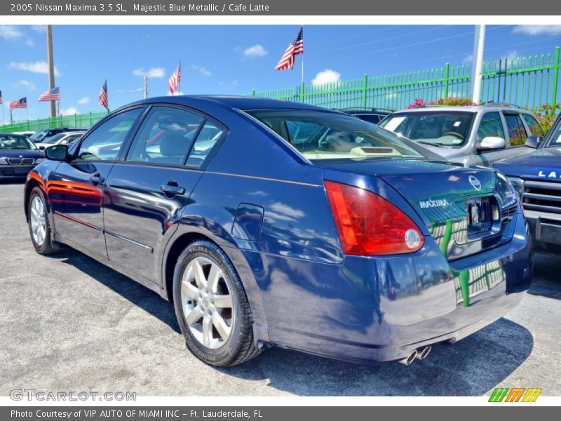 Majestic Blue Metallic / Cafe Latte 2005 Nissan Maxima 3.5 SL