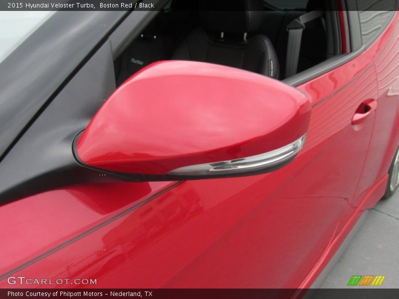 Boston Red / Black 2015 Hyundai Veloster Turbo