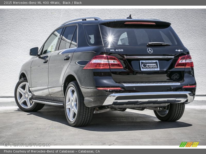 Black / Black 2015 Mercedes-Benz ML 400 4Matic