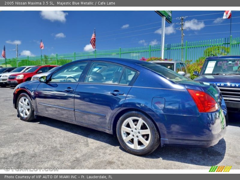 Majestic Blue Metallic / Cafe Latte 2005 Nissan Maxima 3.5 SL