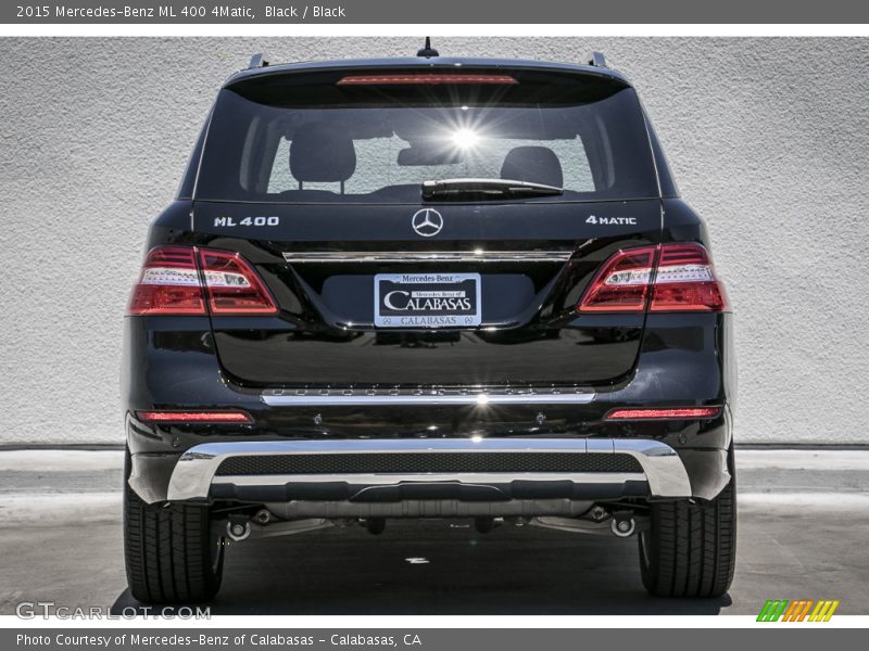 Black / Black 2015 Mercedes-Benz ML 400 4Matic