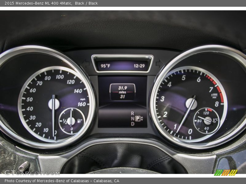 Black / Black 2015 Mercedes-Benz ML 400 4Matic