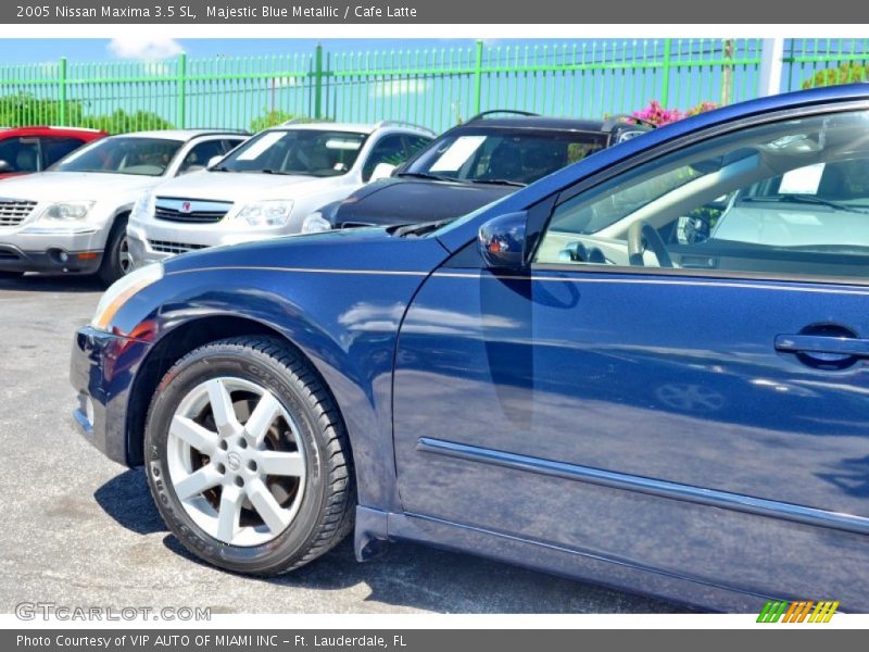 Majestic Blue Metallic / Cafe Latte 2005 Nissan Maxima 3.5 SL