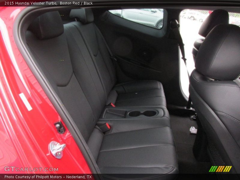 Boston Red / Black 2015 Hyundai Veloster Turbo