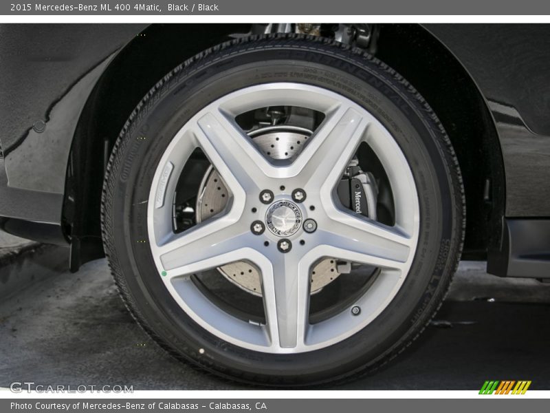 Black / Black 2015 Mercedes-Benz ML 400 4Matic