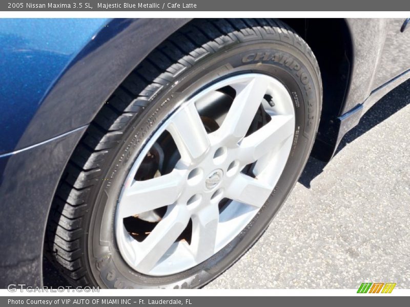 Majestic Blue Metallic / Cafe Latte 2005 Nissan Maxima 3.5 SL