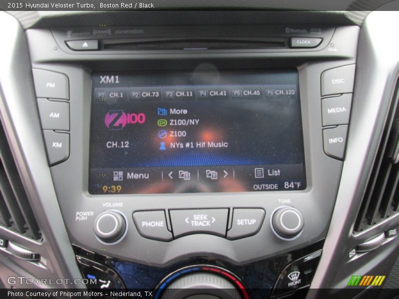 Boston Red / Black 2015 Hyundai Veloster Turbo