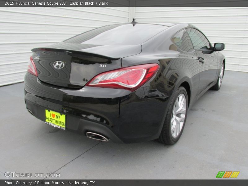 Caspian Black / Black 2015 Hyundai Genesis Coupe 3.8