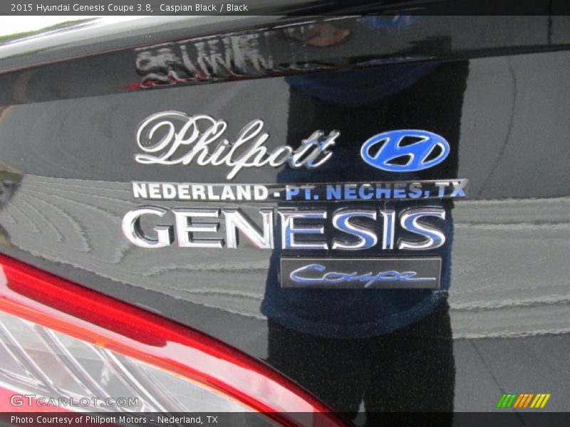 Caspian Black / Black 2015 Hyundai Genesis Coupe 3.8
