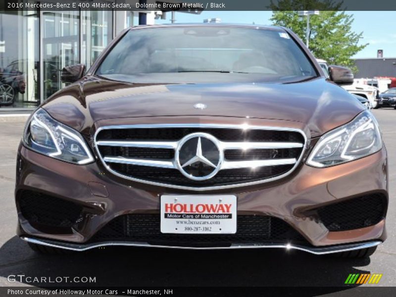 Dolomite Brown Metallic / Black 2016 Mercedes-Benz E 400 4Matic Sedan