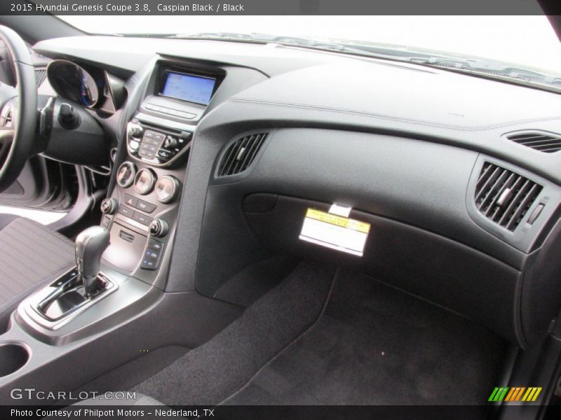 Caspian Black / Black 2015 Hyundai Genesis Coupe 3.8