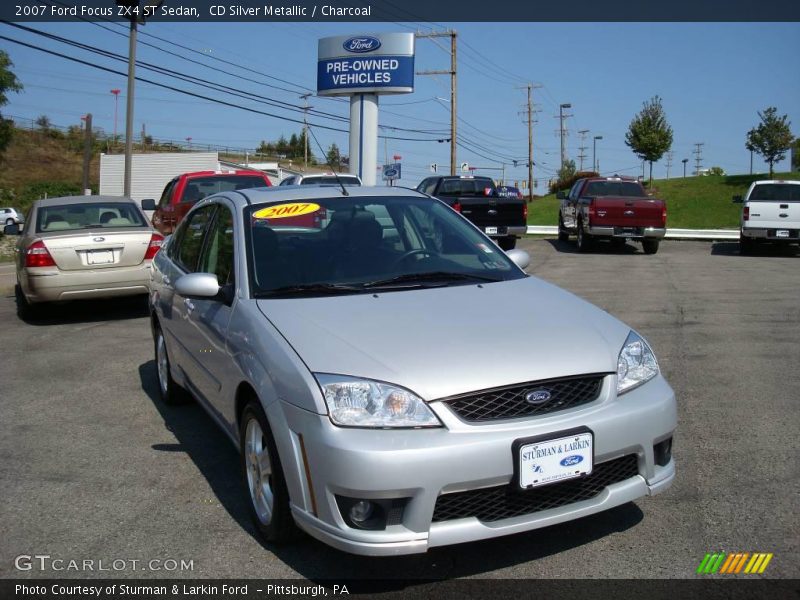 CD Silver Metallic / Charcoal 2007 Ford Focus ZX4 ST Sedan