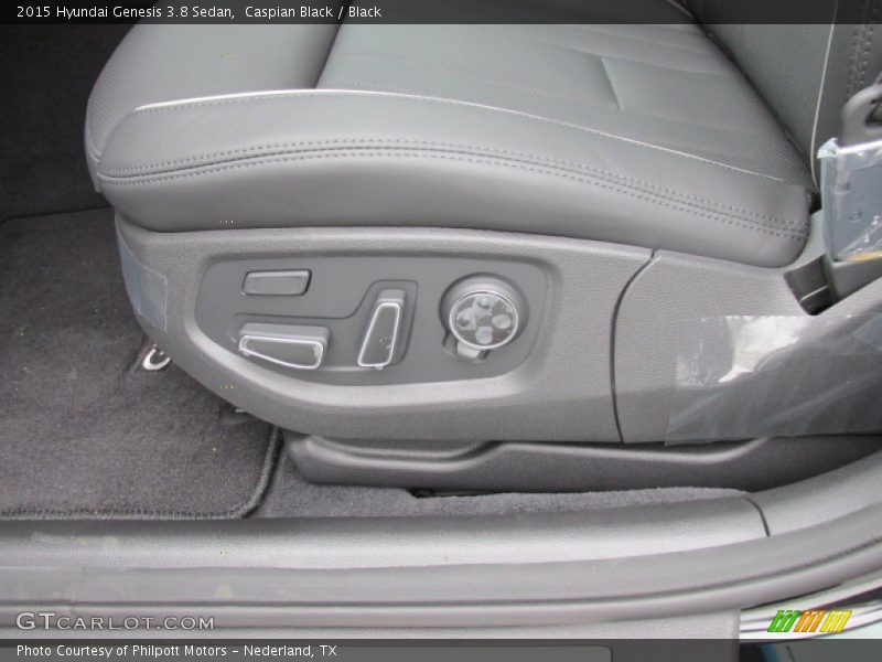 Caspian Black / Black 2015 Hyundai Genesis 3.8 Sedan