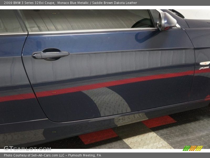 Monaco Blue Metallic / Saddle Brown Dakota Leather 2009 BMW 3 Series 328xi Coupe