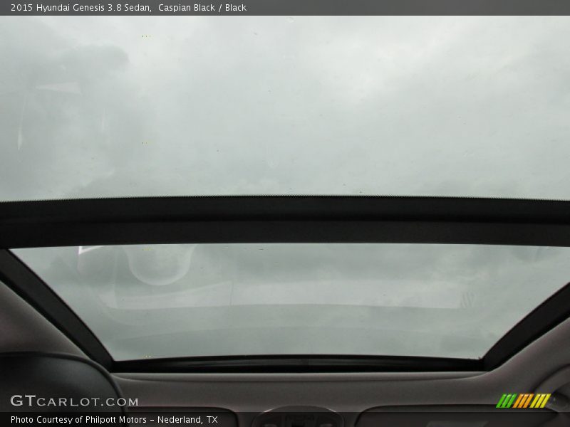 Caspian Black / Black 2015 Hyundai Genesis 3.8 Sedan