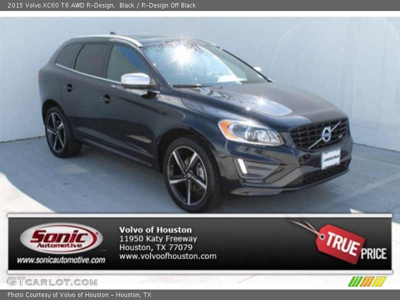 Black / R-Design Off Black 2015 Volvo XC60 T6 AWD R-Design