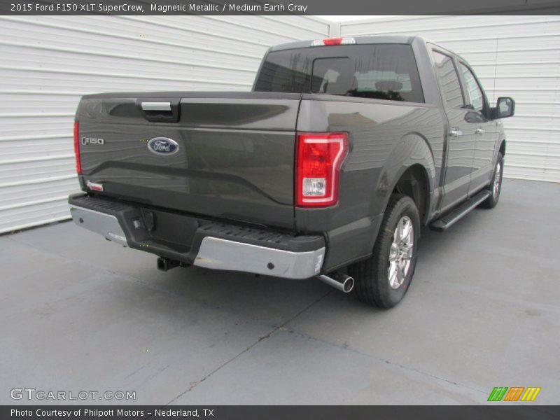 Magnetic Metallic / Medium Earth Gray 2015 Ford F150 XLT SuperCrew