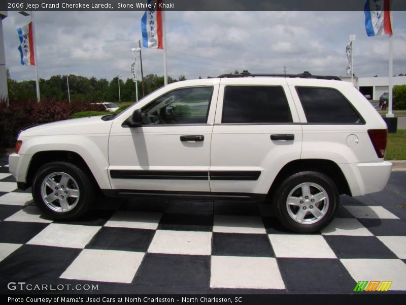 Stone White / Khaki 2006 Jeep Grand Cherokee Laredo