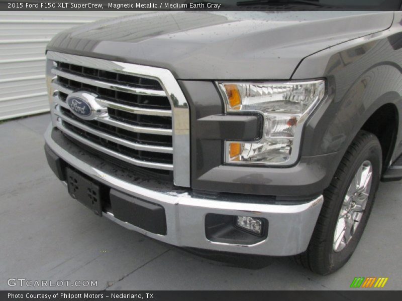 Magnetic Metallic / Medium Earth Gray 2015 Ford F150 XLT SuperCrew