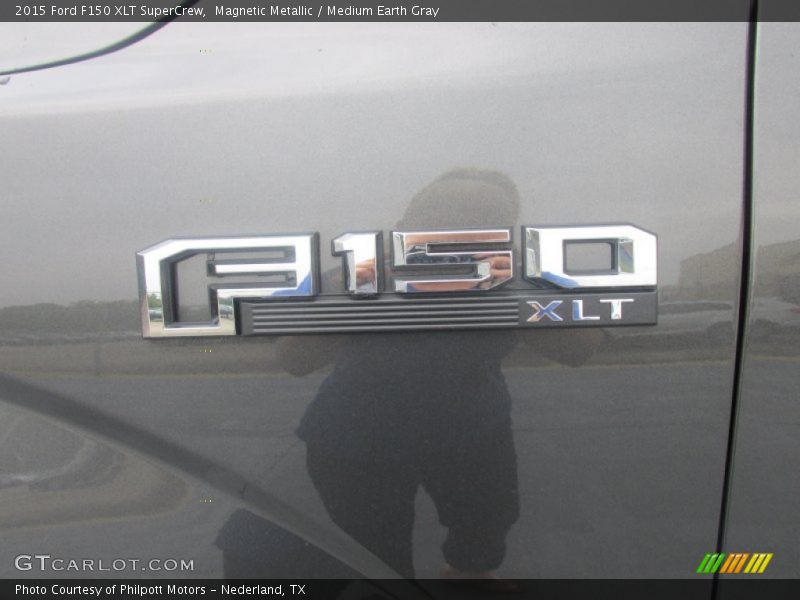 Magnetic Metallic / Medium Earth Gray 2015 Ford F150 XLT SuperCrew